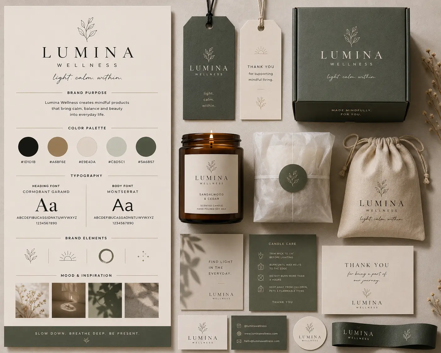 Lumina Wellness: Brand Identity
