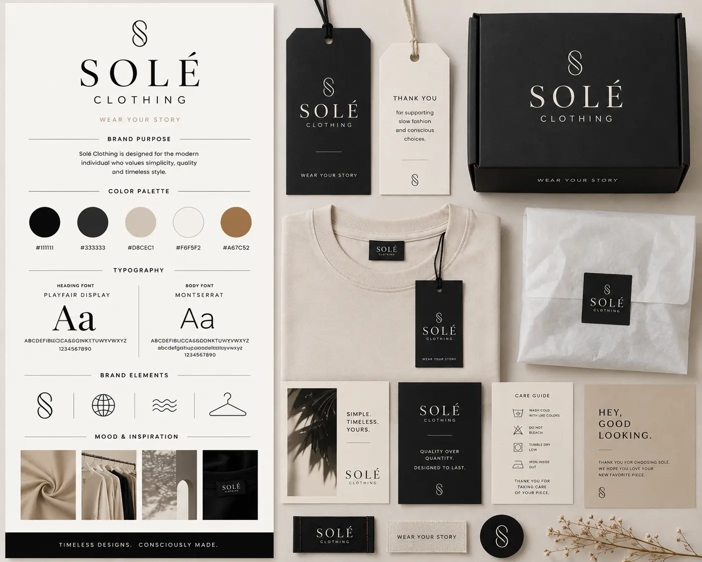 Solé Clothing: Brand Identity