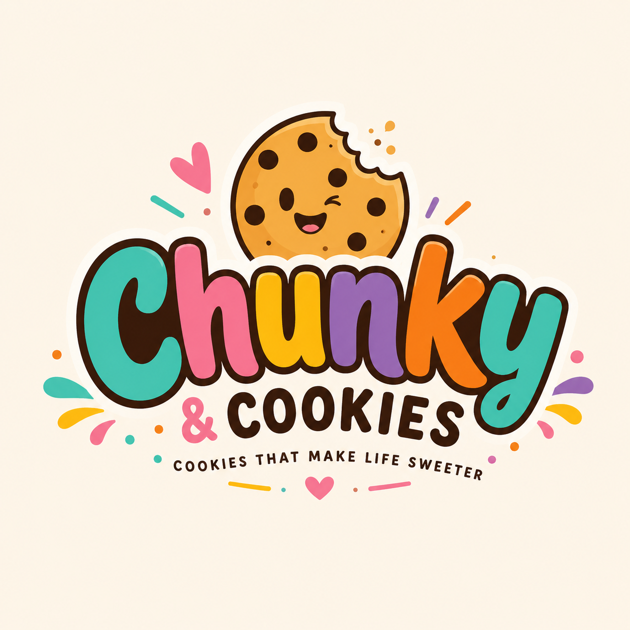 Chunky & Cookies: Logo Design